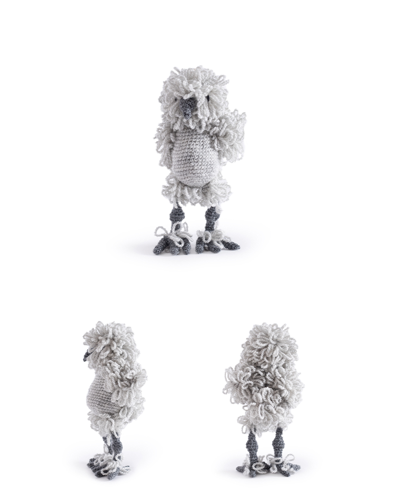 toft ed's animal tricia the silkie chicken amigurumi crochet